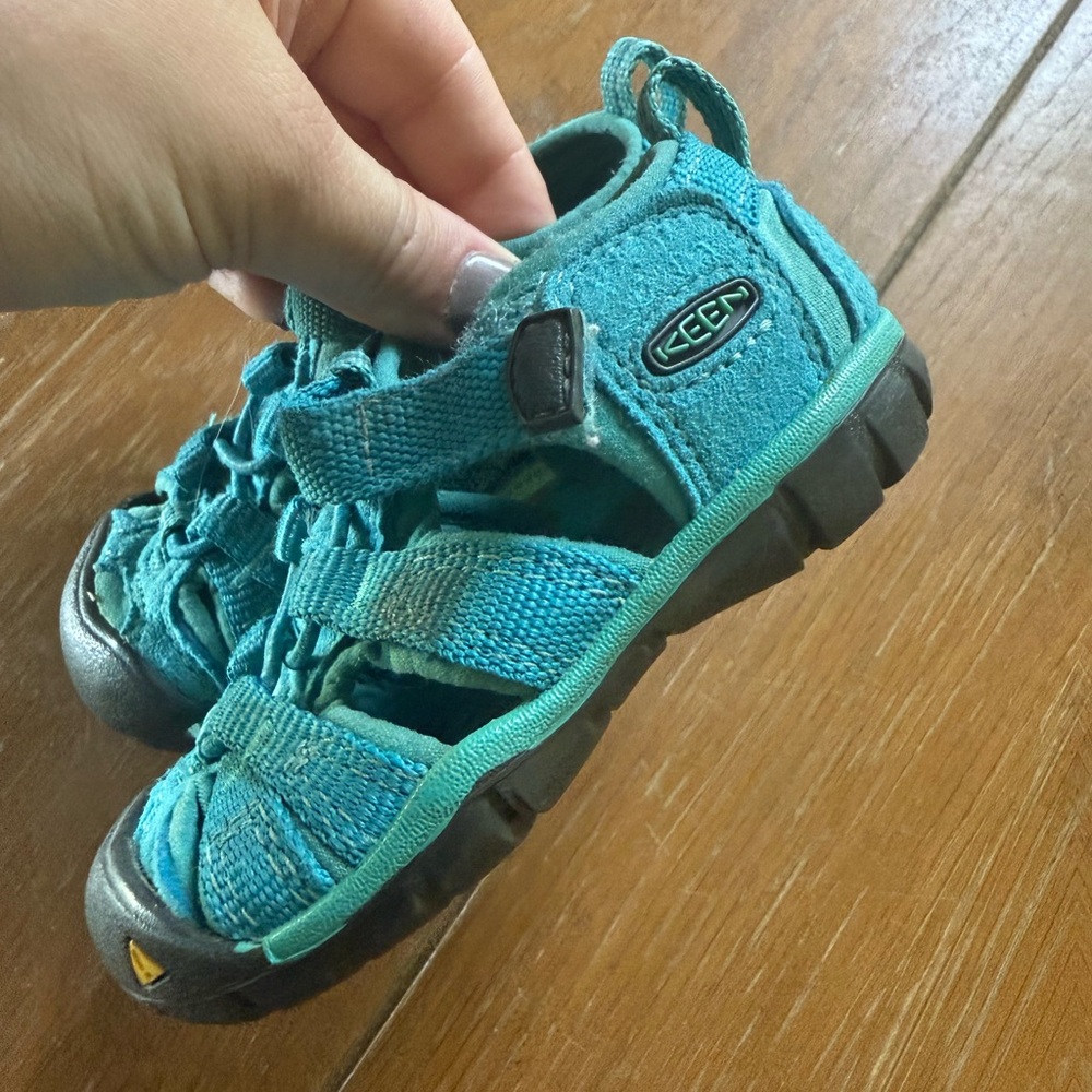 Keen Blue Outdoor Sandals with Ventilation and Rubber Sole